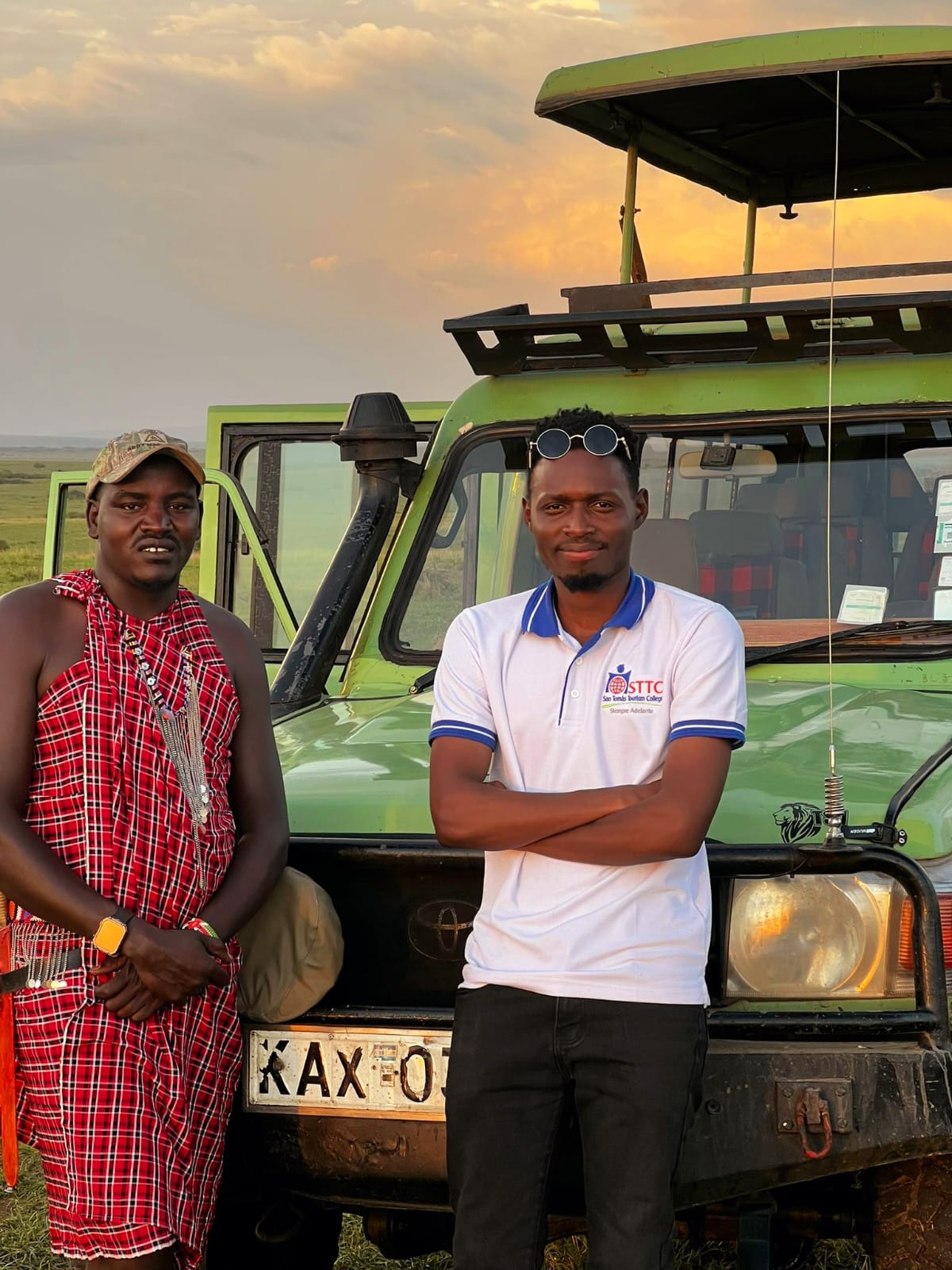 Erica with a trusted local guide